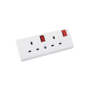 Regleta de extensión eléctrica tipo UK, enchufe con interruptor - Product Image 1