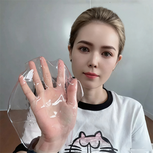 มาส์กหน้าแผ่นคริสตัลแห้งสูตรไฮยาลูรอนและคอลลาเจนจากโรงงาน ช่วยเติมความชุ่มชื้นอย่างล้ำลึก บำรุงผิวทุกวัน เหมาะสำหรับทุกสภาพผิว - Product Image 2