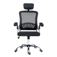 Haut de gamme pas cher confortable chaise de bureau en maille avec repose-tête