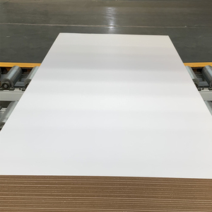 2.5mm 3mm 5mm 6mm 9mm 12mm 15mm 16mm <span class=keywords><strong>18mm</strong></span> Dày Trắng melamine tráng <span class=keywords><strong>MDF</strong></span> tấm ván HDF với lớp đồ nội thất - Product Image 2