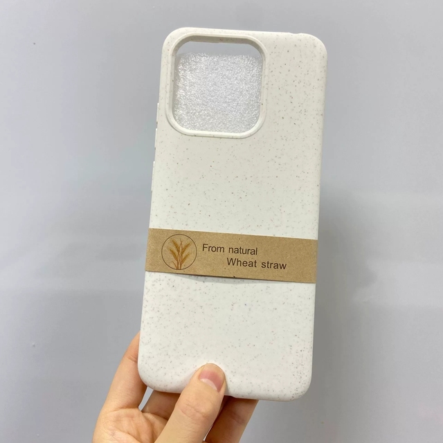 Eco-Friendly PLA Recycled Phone Case for XiaoMi 12C 12S Mobile Cover Wheat Biodegradable Degradable Case
