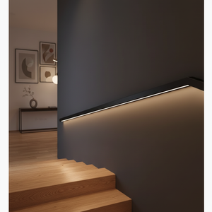 Rampe d'escalier moderne haut de gamme en <span class=keywords><strong>acier</strong></span> <span class=keywords><strong>inoxydable</strong></span> avec LED, installation DIY, design élégant - Product Image 2