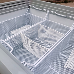 Congélateur commercial de refroidisseur d'armoire d'île de supermarché avec l'affichage supérieur de porte en verre pour le réfrigérateur d'aliments surgelés et de réfrigérateur - Product Image 6