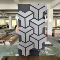 Nouveau style, couleur et taille personnalisées, panneau mural acoustique en MDF de forme spéciale, décoration absorbant le son pour le salon