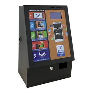 2023 신제품 아이디어 저렴한 24H 셀프 서비스 동전 충전기 호텔 커피 숍을위한 소형 WiFi 자동 판매기