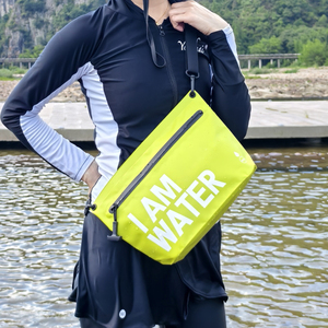 Custom Waterproof Crossbody PVC Toiletry Bags Travel Swimming Beach Cell Phone Holder Zipper Waterproof Waist Bag Dry <b>Pouch</b> - Product Image 1