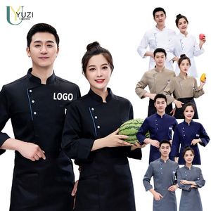 Nouvelle tenue de chef d'hôtel automne-hiver, vêtements de pâtissier pour restaurant occidental et cuisine de pâtisserie, manches longues - Product Image 1