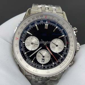 Reloj Mecánico Automático para Hombre de Fábrica BLS, Movimiento de Acero Inoxidable, Diamantes Arcoíris, Calendario, Luminoso - Product Image 1