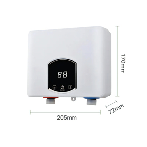3.5KW-6.5KW 220V 110V電気インスタント給湯器メーカー小型インスタントシャワー給湯器 - Product Image 5