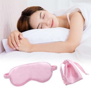 Ensemble de bandeaux et chouchous en soie pour les yeux, masque de sommeil portable pour la nuit, pour femmes et hommes, pour la sieste et les voyages - Product Image 1