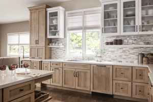 Vermont <strong>American</strong> <strong>Style</strong> Kitchen Cabinet Storage White Lacquer Door <strong>Panel</strong> Marble Countertop Modern Design Kitchen Cupboard - Product Image 4