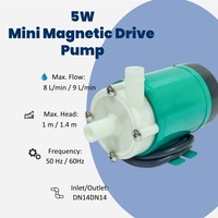 Bomba de Circulación Magnética Pequeña KDN-A1-6 5W FRPP PP 8 L/min 220/380V 50/60Hz para Equipos Médicos y Analíticos