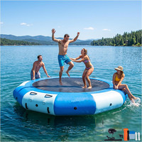 Trampoline aquatique gonflable, jeu de parc aquatique, trampoline de saut