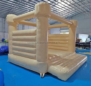 Château gonflable <span class=keywords><strong>de</strong></span> luxe couleur pêche pour mariage, idéal pour les fêtes, à vendre - Product Image 4