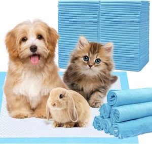 Tapis absorbants pour chien à carreaux, imperméables, pour l'apprentissage de la propreté des chiots, 60*60, avec autocollants d'angle - Product Image 1