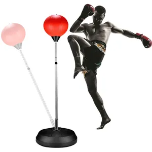 Wholesale Stress Relief Height Adjustable Boxing Punching Bag With Stand For Teens Adults