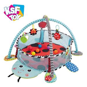 Tappetino Gioco Educativo 3-in-1 KSF Anti-Urina, Tappeto <span class=keywords><strong>per</strong></span> Gattonare, Gioco Oceanico, Rack Fitness, Piscina di Palline con Tessuto Non Tessuto <span class=keywords><strong>per</strong></span> Neonati - Product Image 1