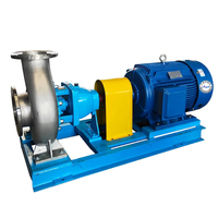 Ih pompa sentrifugal proses standar/umum, pompa air bersih baja antikarat pompa kimia Ih200-150-400b/4 tiang