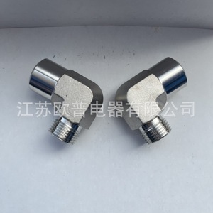 ข้อต่อท่อเหล็กสแตนเลส 304 แบบข้อศอกเกลียว NPT สำหรับใช้งานในอุตสาหกรรม - Product Image 1