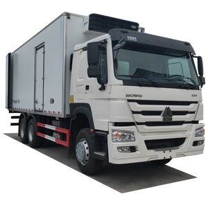 <span class=keywords><strong>Camion</strong></span> frigorifique robuste HOWO 6X4 diesel à transmission manuelle pour fruits et viande - Product Image 2