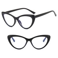 Lunettes de vue papillon classiques pour femmes DL, monture PC anti-lumière bleue, verres plats