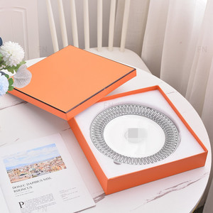 Service de table en porcelaine de haute qualité, style noir luxueux, 2 pièces, adapté aux aliments, pour hôtel, mariage - Product Image 4