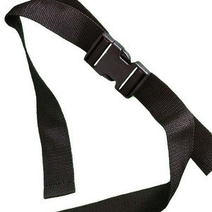 Black Polyester 37mm Width 122cm Length Ratchet <b>Buckle</b> <b>Strap</b> for Outdoor Kayak Backpack Gear - Product Image 2