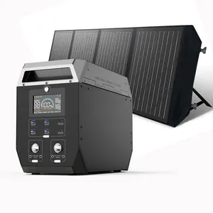 Fuente de alimentación de respaldo para el hogar, generador Solar UPS de 220 W y CA de 2000 V y 2000 W, Control por aplicación BLE