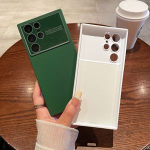 Cubierta de teléfono de protección de cámara de ventana grande para <span class=keywords><strong>Samsung</strong></span> S23 ultra Pure Color Liqude silicona suave TPU para <span class=keywords><strong>Samsung</strong></span> <span class=keywords><strong>S</strong></span> <span class=keywords><strong>23</strong></span> PLUS - Product Image 2