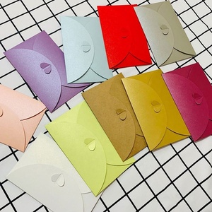 Tùy Chỉnh Đám Cưới Envoloppes Gửi Thư Kraft Thẻ Đỏ Giấy Bưu Phẩm Phong Bì Mariage - Product Image 4