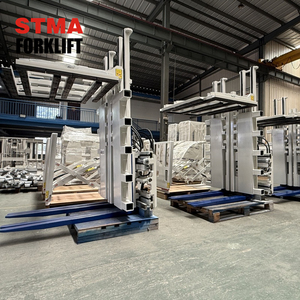 STMA personalizza il carrello elevatore Diesel da 3 tonnellate da 5 tonnellate con i singoli gestori della forcella del doppio pallet con lo stabilizzatore di carico - Product Image 2