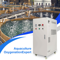 JUMOZONE 15L 20L 40L 50L 60L Koi Générateur d'oxygène pour étang à poissons Nouveau composant PLC 220V RAS Noyau de système d'aquaculture pour la pisciculture