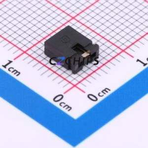 SNT-100-BK-G Shorting Cap / Jumper Cap P=2.54mm Connector 2.54mm Open Top Type 4.3A - Product Image 2