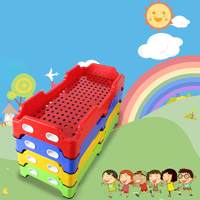 Lit de sieste pour jardin d'enfants, berceau de garde, pile spéciale, lits en plastique pour enfants de la maternelle