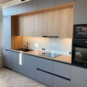 American Style Luxury Design Solid Wooden Kitchen <strong>Cabinets</strong> With Kitchen <strong>Pantry</strong> Cupboards for Sale - Product Image 6