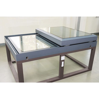 Fenêtre de toit à persiennes en alliage d'aluminium insonorisée à double vitrage trempé, moderne et automatique, pour cuisine et escalier, avec isolation thermique, de Chine