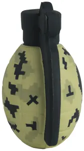 High Grip Strengthening PU Foam Grenade Stress Balls For Adults Anxiety Perfect Relaxing New Design