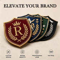 Étiquette textile personnalisée avec logo, étiquette de vêtement avec logo, patch brodé en relief, badge brodé thermocollant