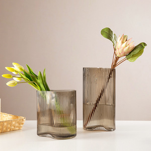 <span class=keywords><strong>ย</strong></span>ี่ห้อใหม่สีชมพูใสแจกันแก้วสีสันสดใส - Product Image 1