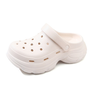Men's <b>Clogs</b> EVA Thick Sole Anti-Odor Non-Slip Outdoor Summer Beach Sandals Closed Toe Hollowed-Out Design - Product Image 5