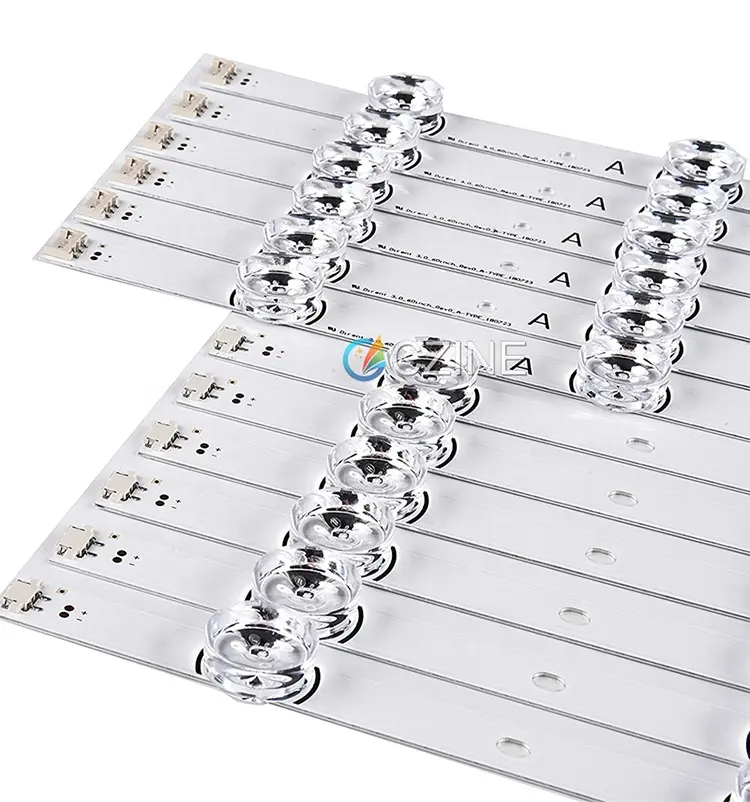 Bán Buôn Giá Samsung55 Inch Tv Led Dải Đèn Nền Cho AOT 55 NU7300_NU7100 Led Strip Ánh Sáng 40 Đèn 2 Cái/bộ Cho UA55NU7300