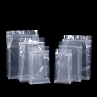 Sachet transparent refermable avec fermeture éclair, qualité alimentaire, résistant à l'humidité, en plastique transparent pour l'emballage de céréales, de riz et de grains