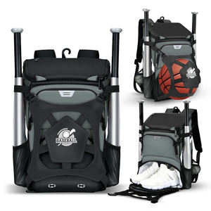 Mochila Deportiva de Béisbol con Soporte Externo para Casco, Mochila de Softbol, Kit de Béisbol Personalizado, Bolsas con Ruedas para Bates - Product Image 5