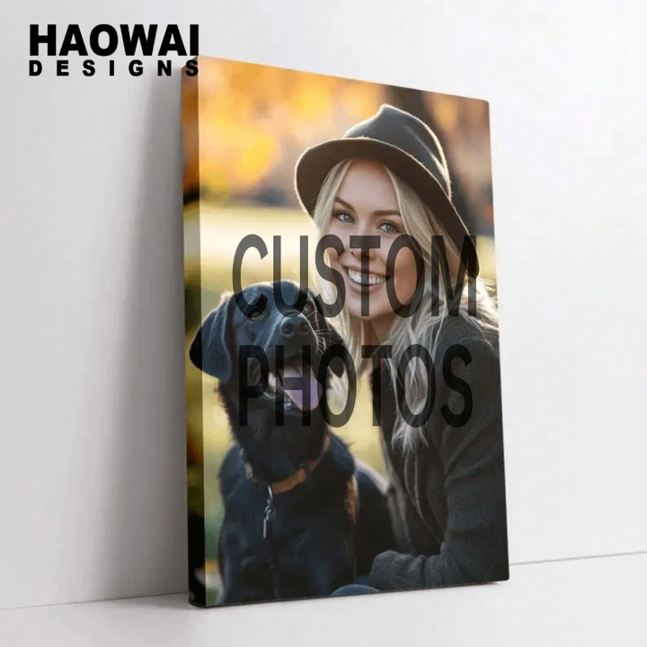 HAOWAI Free Sample 24H Proof All Sizes Framed Unframed Custom Portrait ...