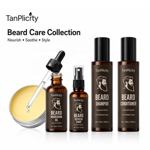 Kit per la Cura della <span class=keywords><strong>Barba</strong></span> OEM 60ml, Idratante Biologico Vegano alle Erbe per la Crescita di <span class=keywords><strong>Barba</strong></span> e Baffi, Rinfrescante per Uomini - Product Image 1