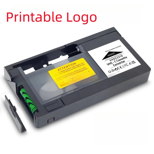 Factory VHS-C to VHS Converter Video Tape Adapter Camcorder Cassette Playback Home Archive Retro Video Player Durable Plastic