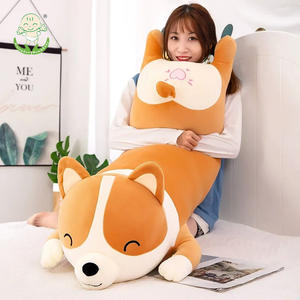 <span class=keywords><strong>Peluche</strong></span> Corgi, grand coussin Corgi long, coussin à accrocher, grand animal en <span class=keywords><strong>peluche</strong></span>, poupée en tissu doux, décorations pour la Saint-Valentin - Product Image 1