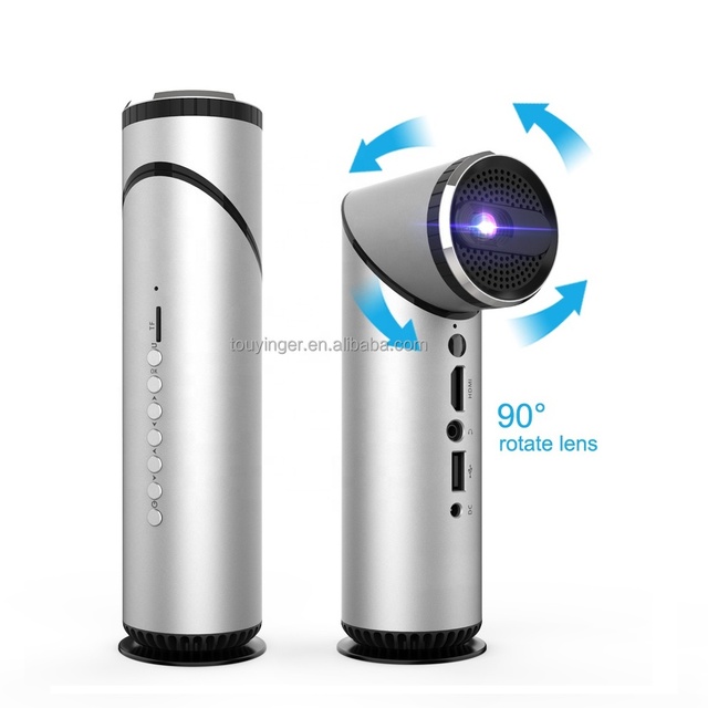 2022 Kixin Factory Direct Marketing Android Proyector Rechargeable Battery Rotatable Lens Mini Portable Projector Projectors