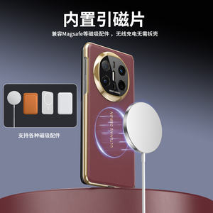 Funda de teléfono magnética para <span class=keywords><strong>Samsung</strong></span> <span class=keywords><strong>Galaxy</strong></span> Z Fold <span class=keywords><strong>3</strong></span> 4 5 6 SE W25 Side Clear View Stand <span class=keywords><strong>Flip</strong></span> Leather Cover - Product Image 4