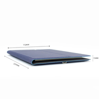 Carnet de notes multifonctionnel A5 Gratitude Couverture rigide en cuir Journal d'affaires Chargement sans fil Power Bank Spiral Bound Fabric PP